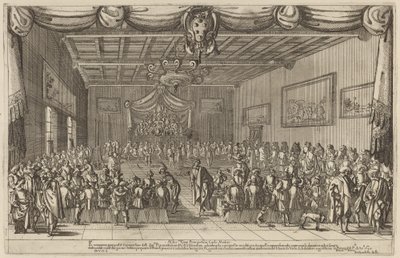 Banketten i Piacevoli, 1627. av Stefano della Bella