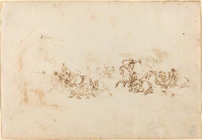 Kavalleristriden. av Stefano della Bella