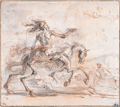 Döden på slagfältet, mellan 1640 och 1650 av Stefano della Bella