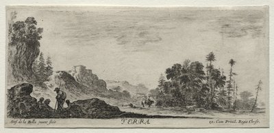 De fyra elementen: Terra. av Stefano della Bella