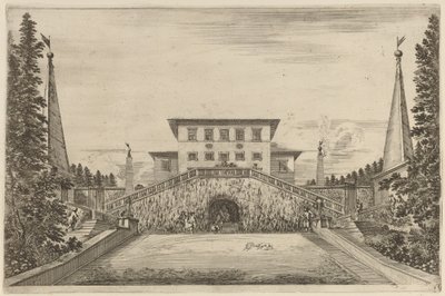 The Great Stair-Case, troligen 1653. av Stefano della Bella