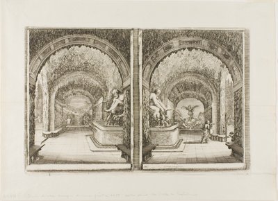 Grotto av Pan och berömmelse av Stefano della Bella