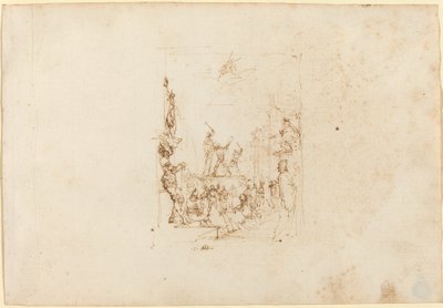 Sankt Andreas martyrskap. av Stefano della Bella