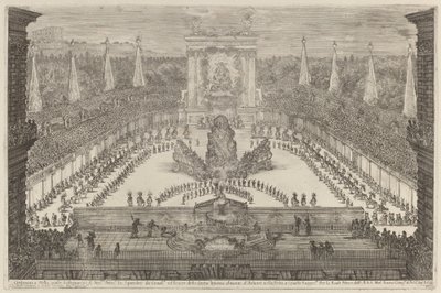 Prinsen av Toscana, hans hästtrupper och vagnar runt berget Atlas, 1661. av Stefano della Bella