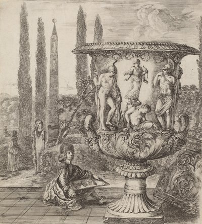 Mediciens vas, 1656. av Stefano della Bella
