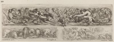 Tre prydnadsband, troligen 1648. av Stefano della Bella