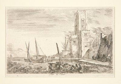 Tornet i Calais av Stefano della Bella