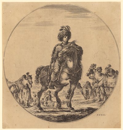 Ungersk ryttare av Stefano della Bella