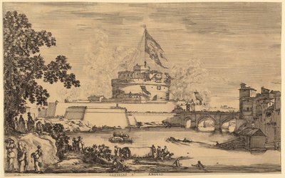 Olika segelfartyg, blad 2 i serien ”Maritima landskap” av Stefano della Bella