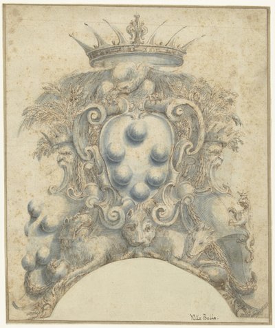 Medici-familjens vapen av Stefano della Bella