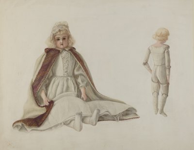 Docka, c. 1941. av Stella Mosher