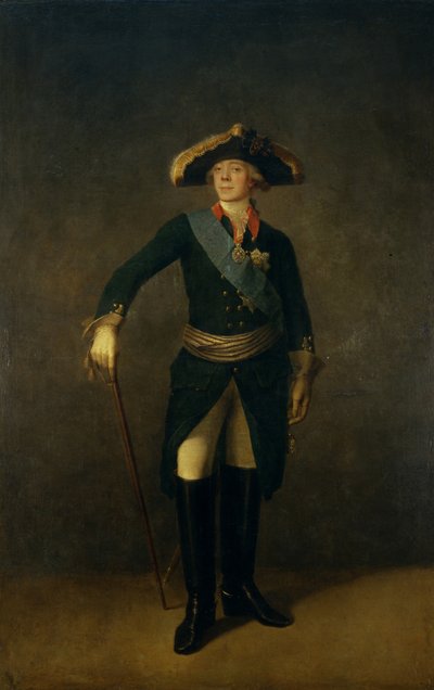 Porträtt av kejsaren Paul I av Ryssland 1754-1801, 1797 av Stepan Semenovich Shchukin