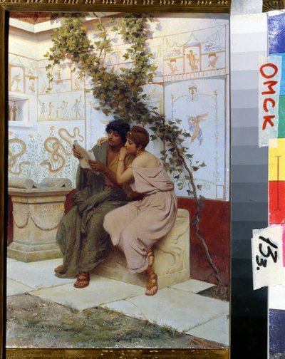 En ode. Målning av Stepan (Stefan) Vladislavovich Bakalovich (1857-1947). Huile sur bois. Regionala M. Vrubel konstmuseum, Omsk av Stepan Vladislavovich Bakalovich