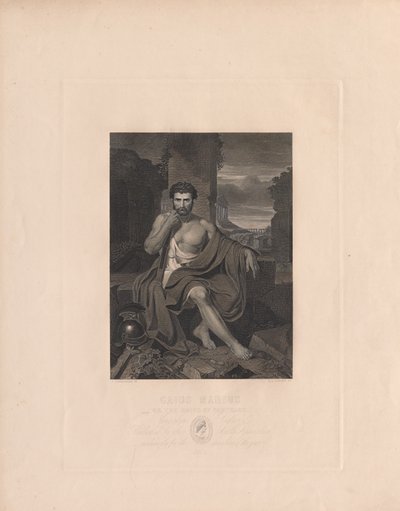 Caius Marius på ruinerna av Kartago. av Stephen Alonso Schoff