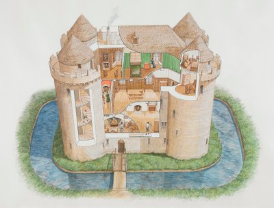 Nunney Castle, Somerset, 2006 av Stephen Conlin