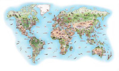 Pictorial World Atlas (ritad 1998) av Stephen Conlin
