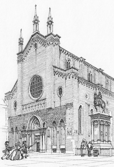 Kyrkan Saints Zanipolo, Venedig av Stephen Conlin