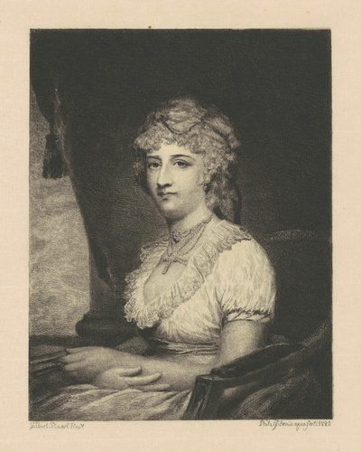 Mrs. Phillip Nicklin (Julianna Chew) av Stephen James Ferris, after Gilbert Stuart