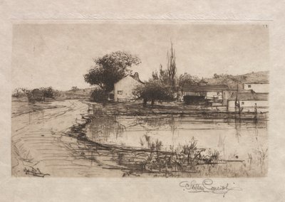 Skiss nära Pittsfield, Mass., 1887-1888. av Stephen Parrish