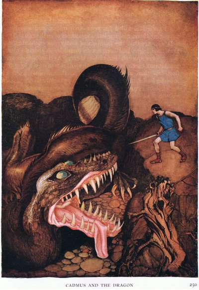 Cadmus och draken av Stephen Reid