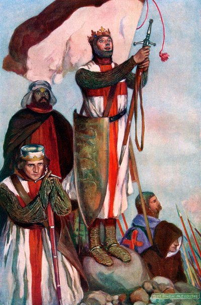 Korsfarare som ser Jerusalem, 1909. av Stephen Reid
