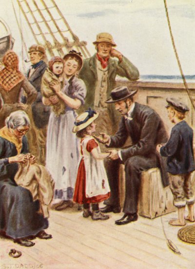 Illustration av biskop Pattesons liv (färglitografi) av Stephen T. Dadd