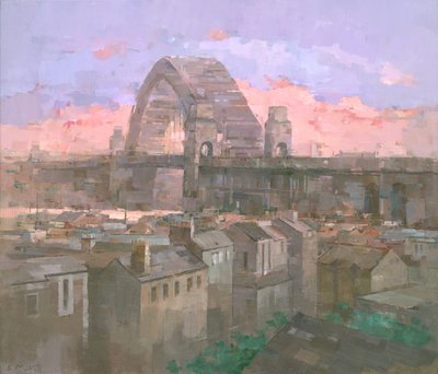 Sydney Bridge i skymningen av Steve Mitchell