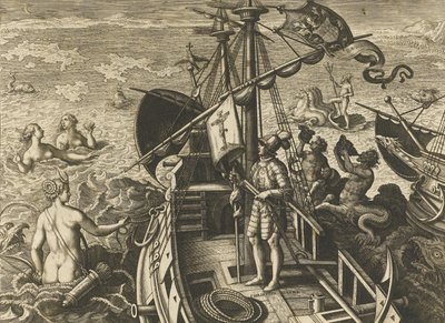 Christopher Columbus Discovery of the Ligurian Americas av Stradanus