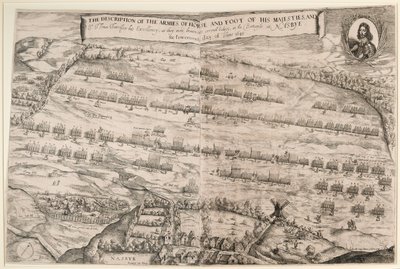 Beskrivning av Hans Majestäts Häst- och Fotarméer och Sir Thomas Fairefax; den Fowertonde dagen i juni 1645 av Streeter