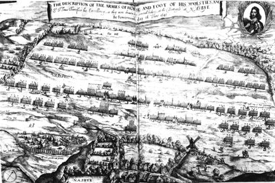 Beskrivningen av arméerna av hästar och fot av hans majestäter vid slaget vid Naseby, 14 juni 1645, publicerad först i 