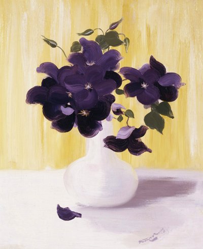 Den vita vasen. Målning av Stuart Park (1862-1933) Privat samling. av Stuart Park