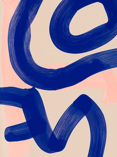 Abstrakt Blue Flow av Studio Palette