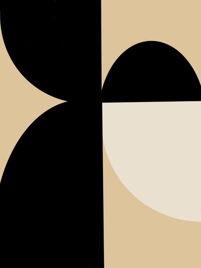 Abstrakta geometriska kurvor av Studio Palette