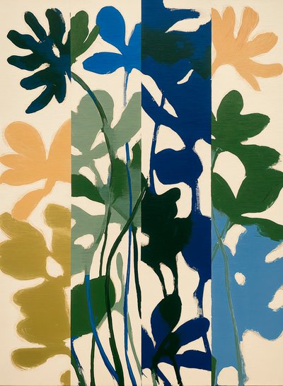 Blommiga färgblock av Studio Palette