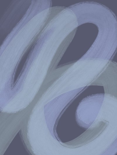 Flytande lila abstraktion av Studio Palette