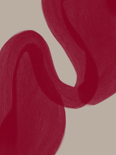 Vällande röda kurvor av Studio Palette