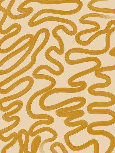 Mustard Organic Flow av Studio Palette