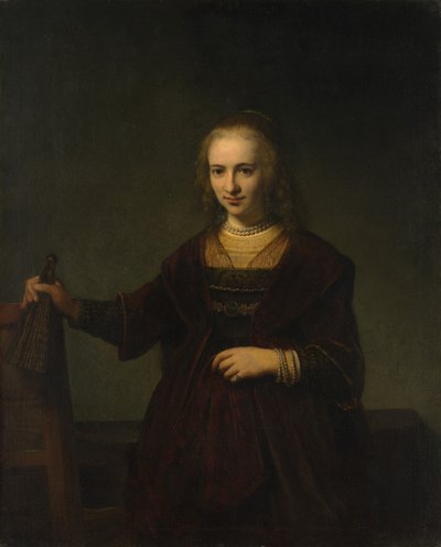 Porträtt av en kvinna. av Style of Rembrandt
