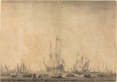 Marin av Style of Willem van de Velde the Younger