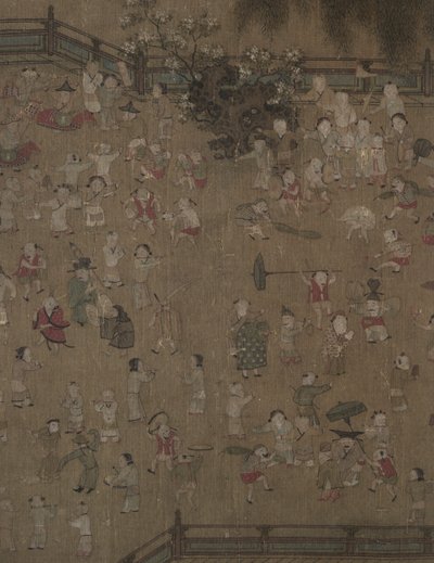 Hundra barn leker, 1100-1200-tal. av Su Hanchen