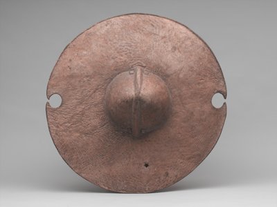 ’Daraga’ eller sköld, ca 1885 (flodhästskinn) av Sudanese School