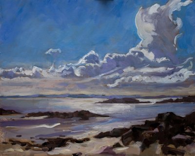 Sen eftermiddag i Galloway, 2010, av Sue Wales