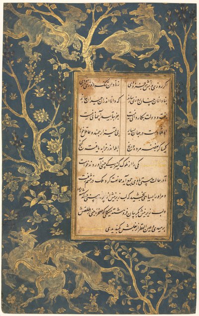 Upplyst folio (rakt) från en rosenträdgård i Sa