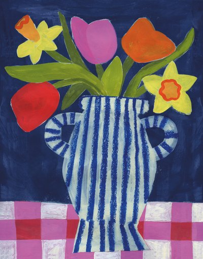 Färgglada vårblommor av Susan Black