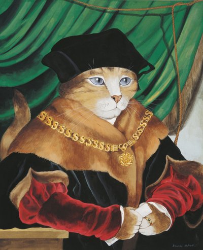 Illustration från Cats Galore! Ett kompendium över kultiverade katter (pub. 2015) av Susan Herbert