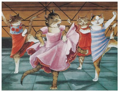 Illustration från filmen Cats (publ. 2006) av Susan Herbert
