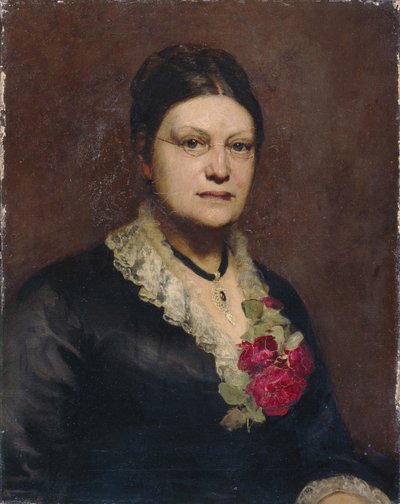 Lydia Becker (olja på duk) av Susan Isabel Dacre