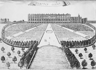 Hampton Court East Front, ca 1830 av Sutton Nicholls