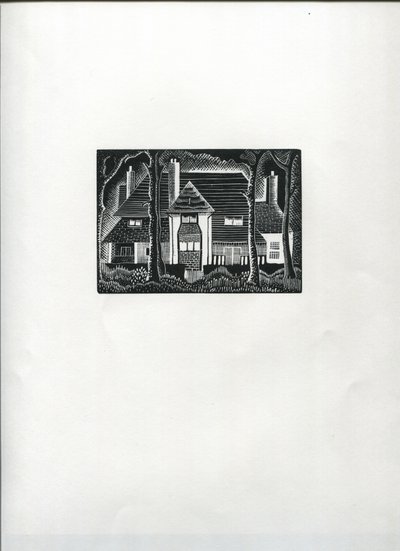 Huset i skogen (trägravyr) av Suzanne Cooper