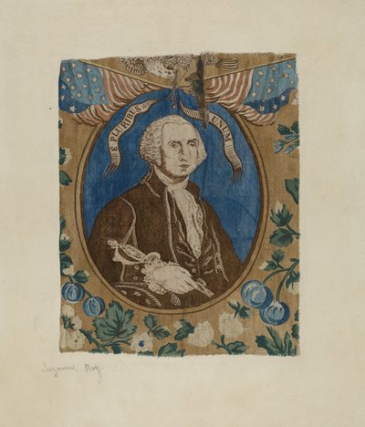 Porträtt av George Washington, ca. 1939. av Suzanne Roy